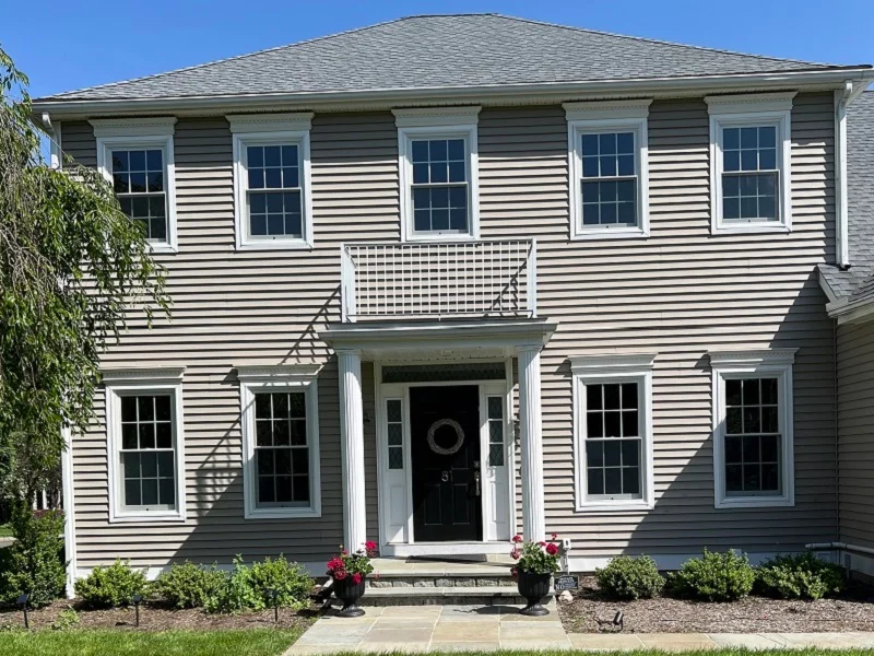 Front double hung window replacement